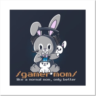 Gamer Mom Like A Normal Mom Video Gamer Posters and Art